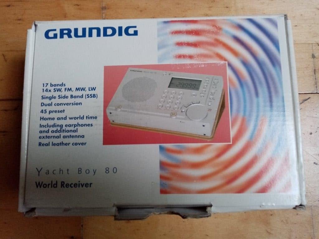 Zeer nette Grundig Yachtboy 80 in doos, Ophalen of Verzenden, Zo goed als nieuw, Wereldontvanger