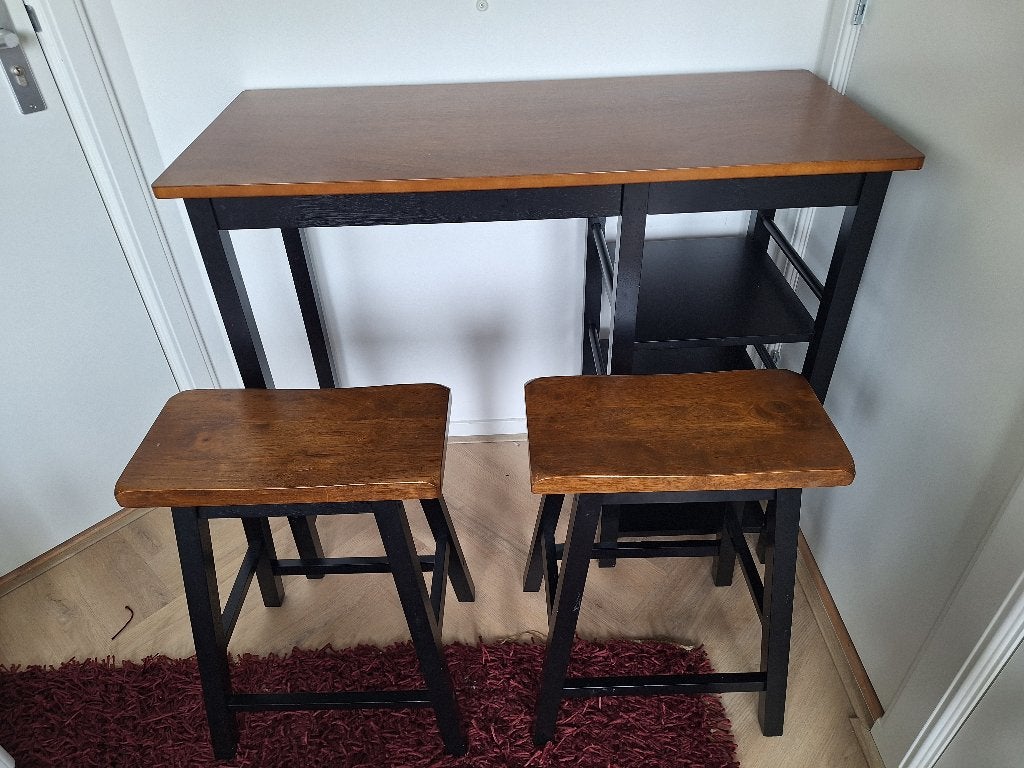 Kitchen Bar Table, Ophalen, 100 tot 150 cm, Zo goed als nieuw, Overige houtsoorten