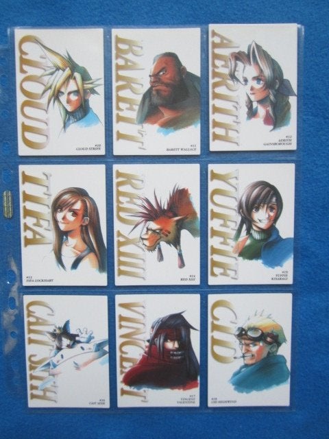 Collector Cards Final Fantasy VII 7 of VIII 8 of IX 9, Ophalen of Verzenden, Nieuw