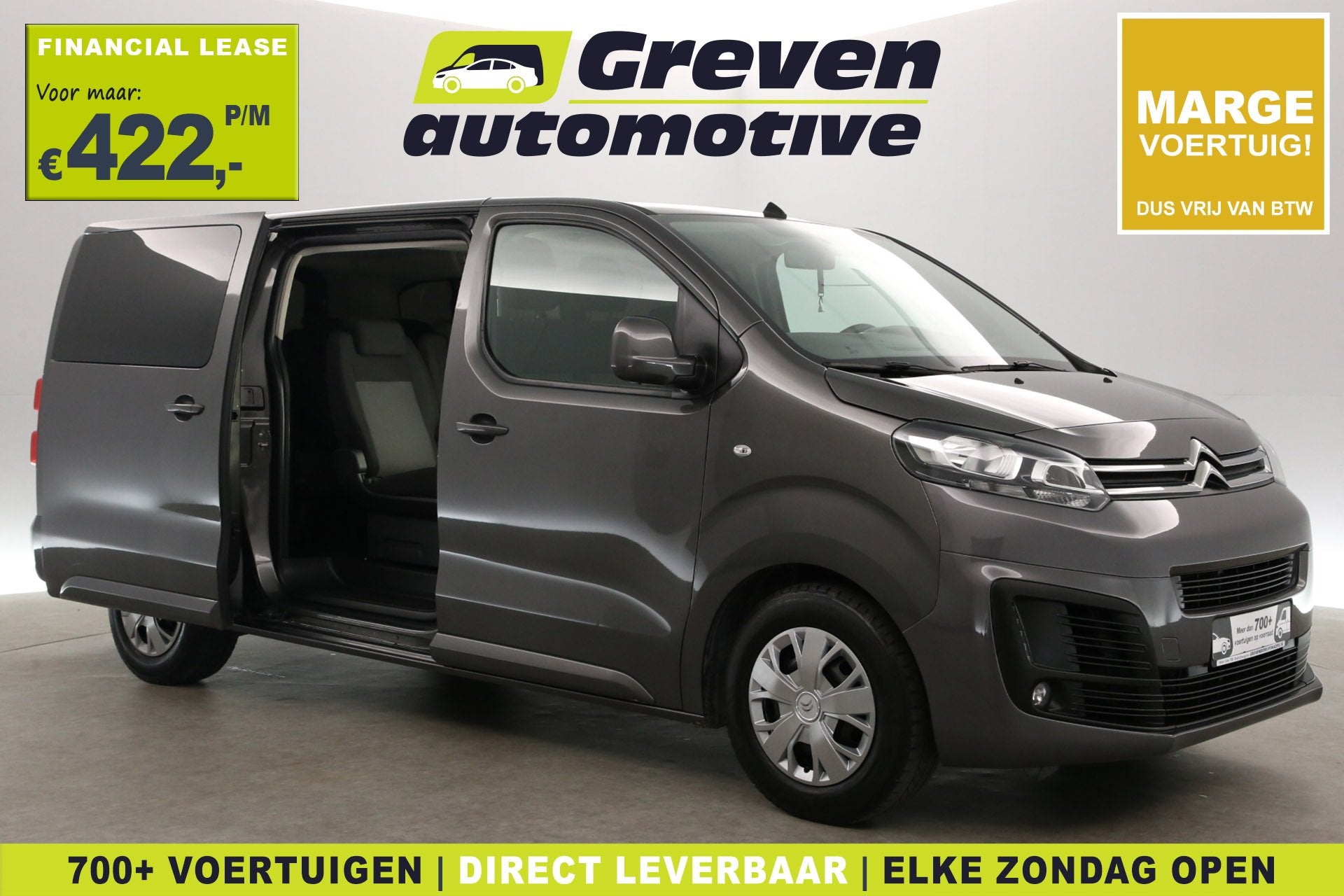 Citroën Spacetourer 1.5 BlueHDi L3H1 | MARGE | 9 Zits | Inc, Auto's, Stof, Euro 6, Bedrijf, Te koop