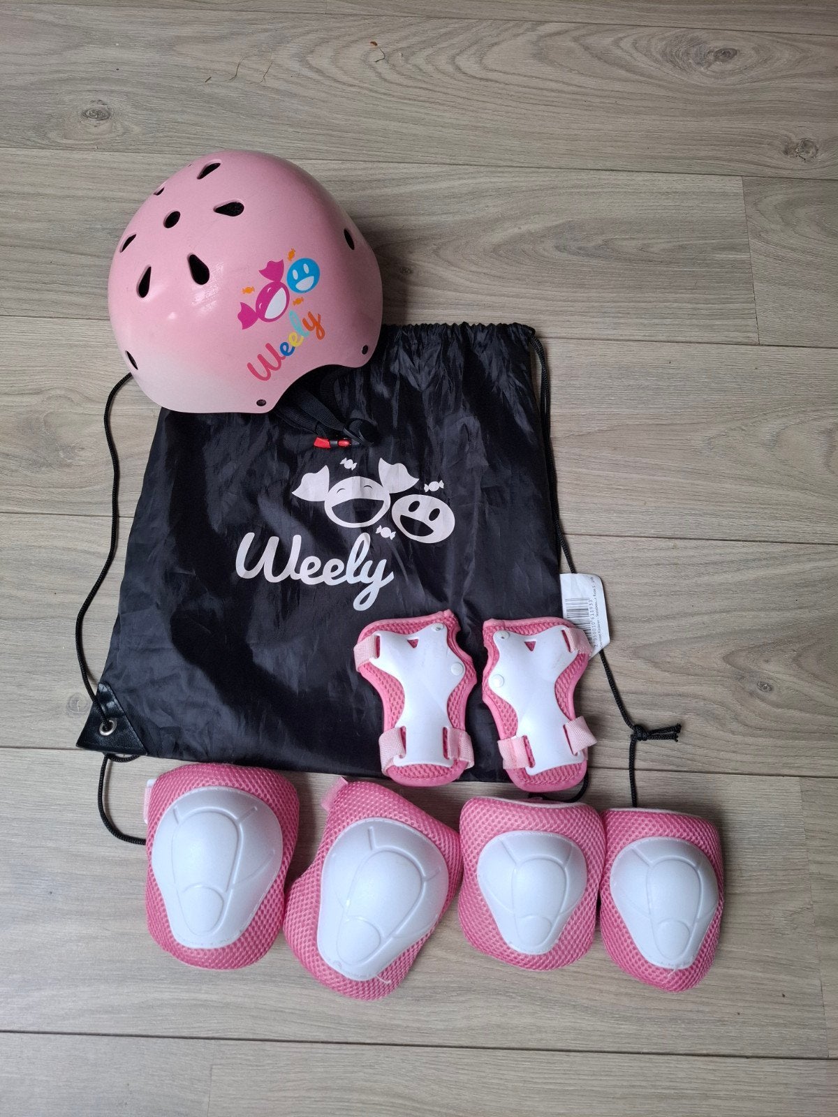 Weely Skate Beschermset Maat S Roze, Ophalen of Verzenden, Gebruikt, Kinderen