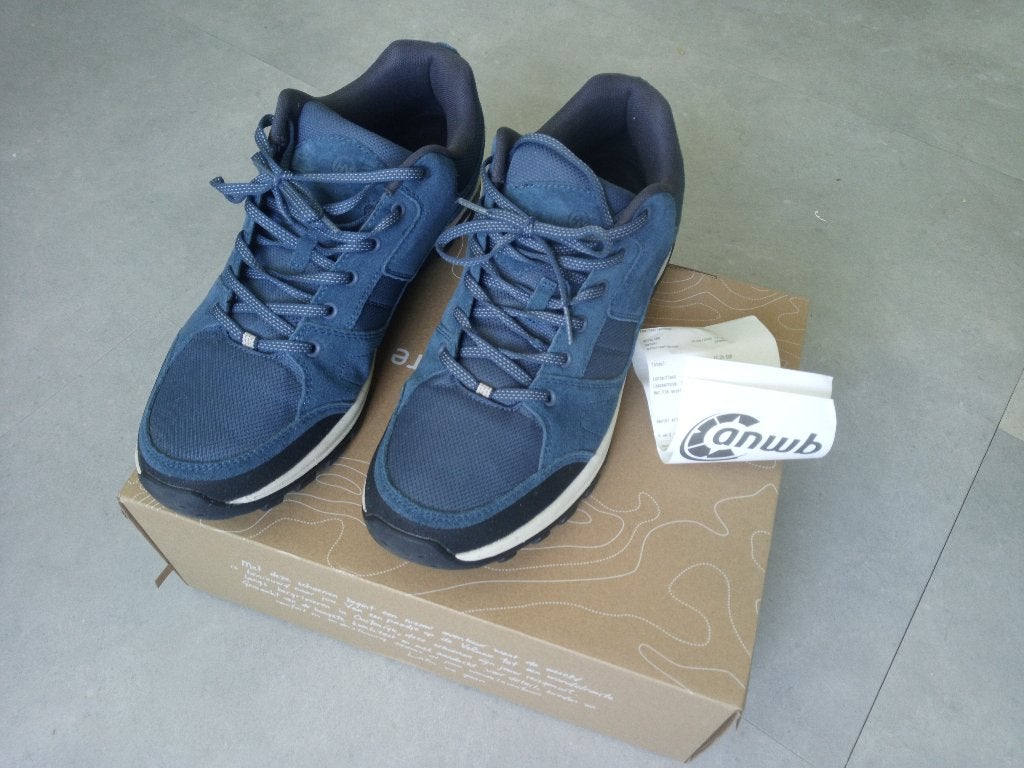 ANWB Gruver wandelschoenen, maat 46, van 70 voor 45 euro, Ophalen, Blauw, Zo goed als nieuw, Human Nature