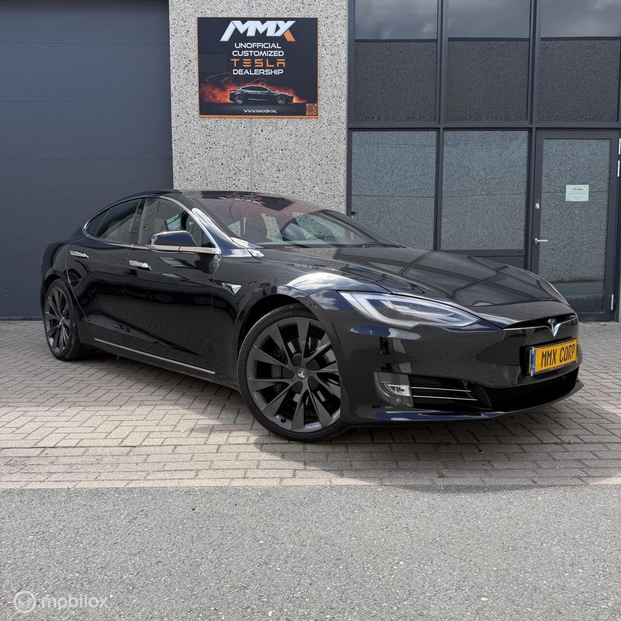 Tesla Model S 100D + EAP, Automaat, Zwart, Leder, Vierwielaandrijving