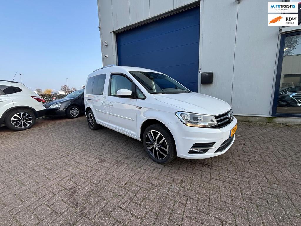 Volkswagen CADDY Combi 1.4 TSI Trendline 7p INCL NWE APK!, Auto's, Gebruikt, 700 kg, 7 stoelen, Wit