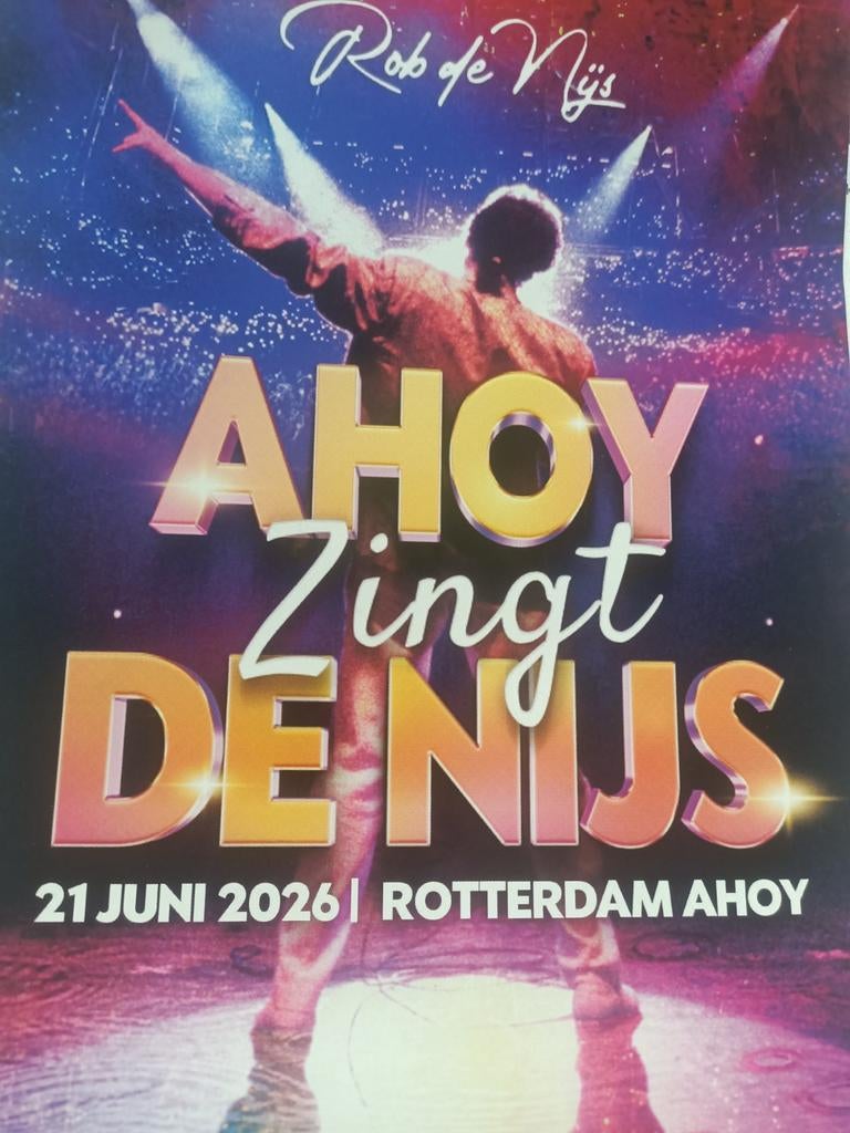 Ahoy zingt de Nijs!! Gratis 2x zie omschrijving., Twee personen