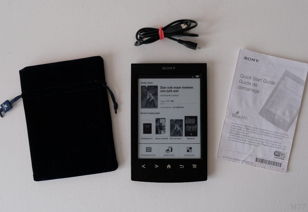 Sony PRS-T2 E-Reader (4GB-Wifi-40 EPubs), Gebruikt, Ophalen of Verzenden, 4 GB of minder, Sony
