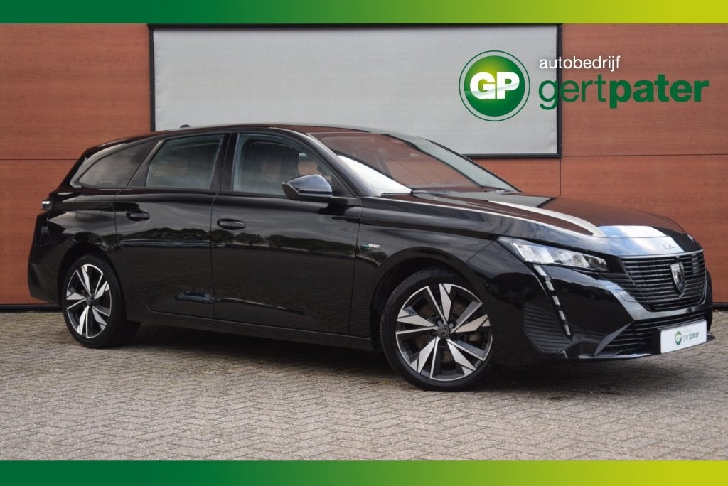 Peugeot 308 SW 1.6HYbrid 180 Active Pack Business Clima/Navi, Auto's, Stof, Gebruikt, Zwart, 4 cilinders