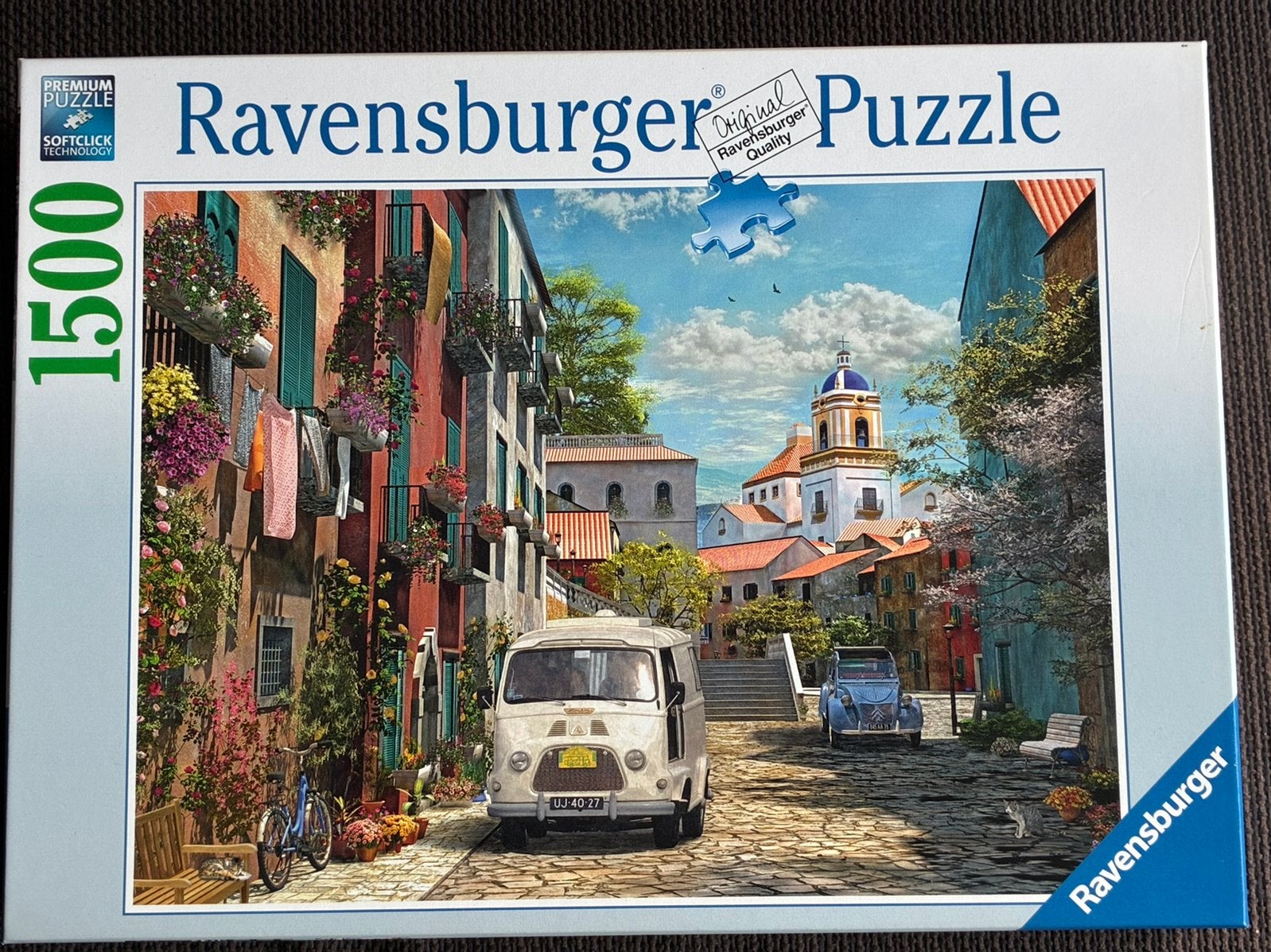 Puzzel Ravensburger 1500 stukjes Idyllisch zuid Frankrijk, Ophalen, 500 t/m 1500 stukjes, Zo goed als nieuw, Legpuzzel