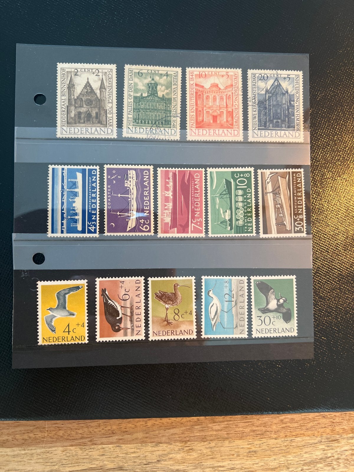 Nederlandse postzegels: Historische gebouwen en vogels, Ophalen of Verzenden, T/m 1940, Postfris