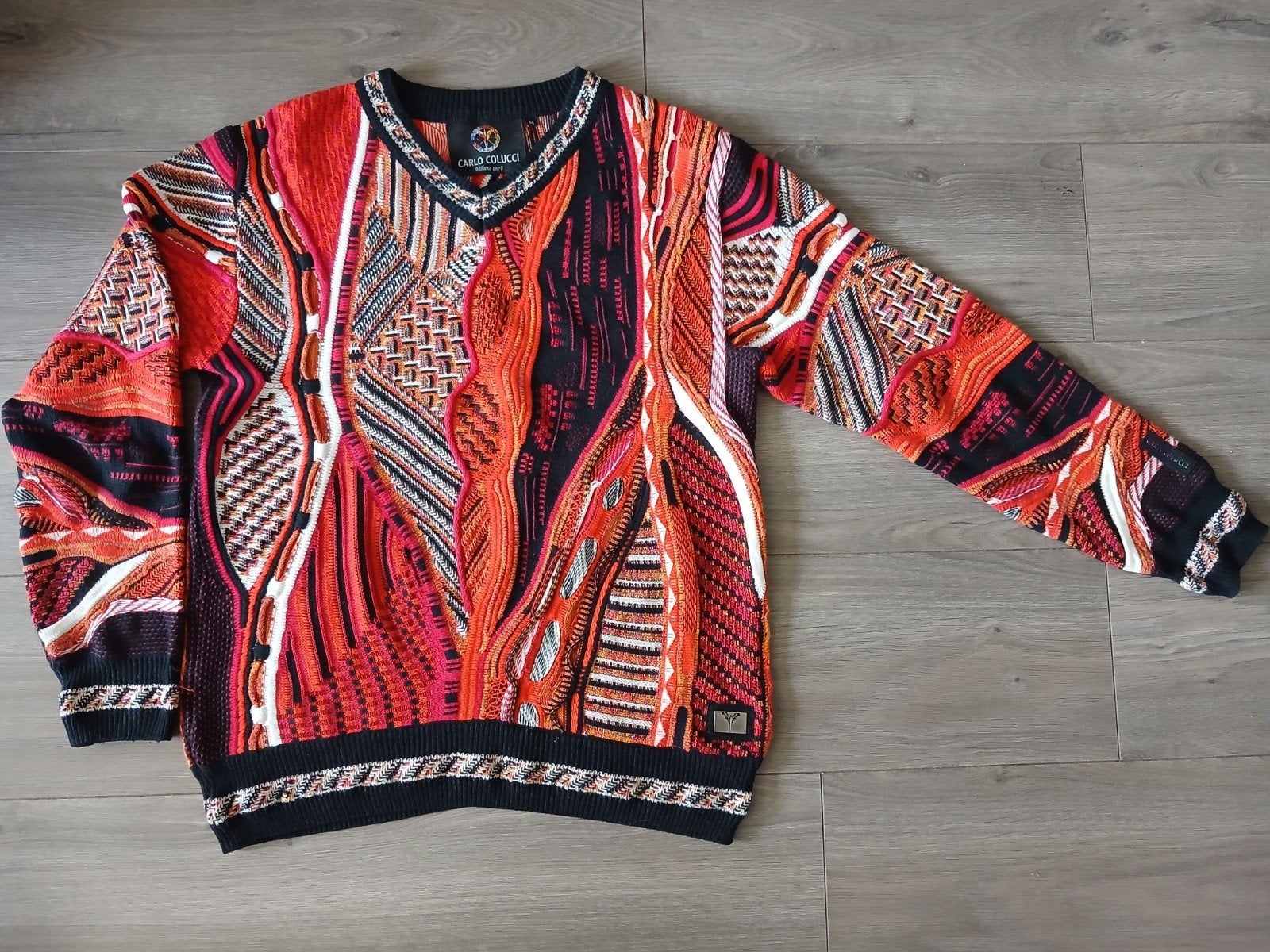 Carlo colucci trui maat M, Kleding | Heren, Truien en Vesten, Ophalen, Gedragen