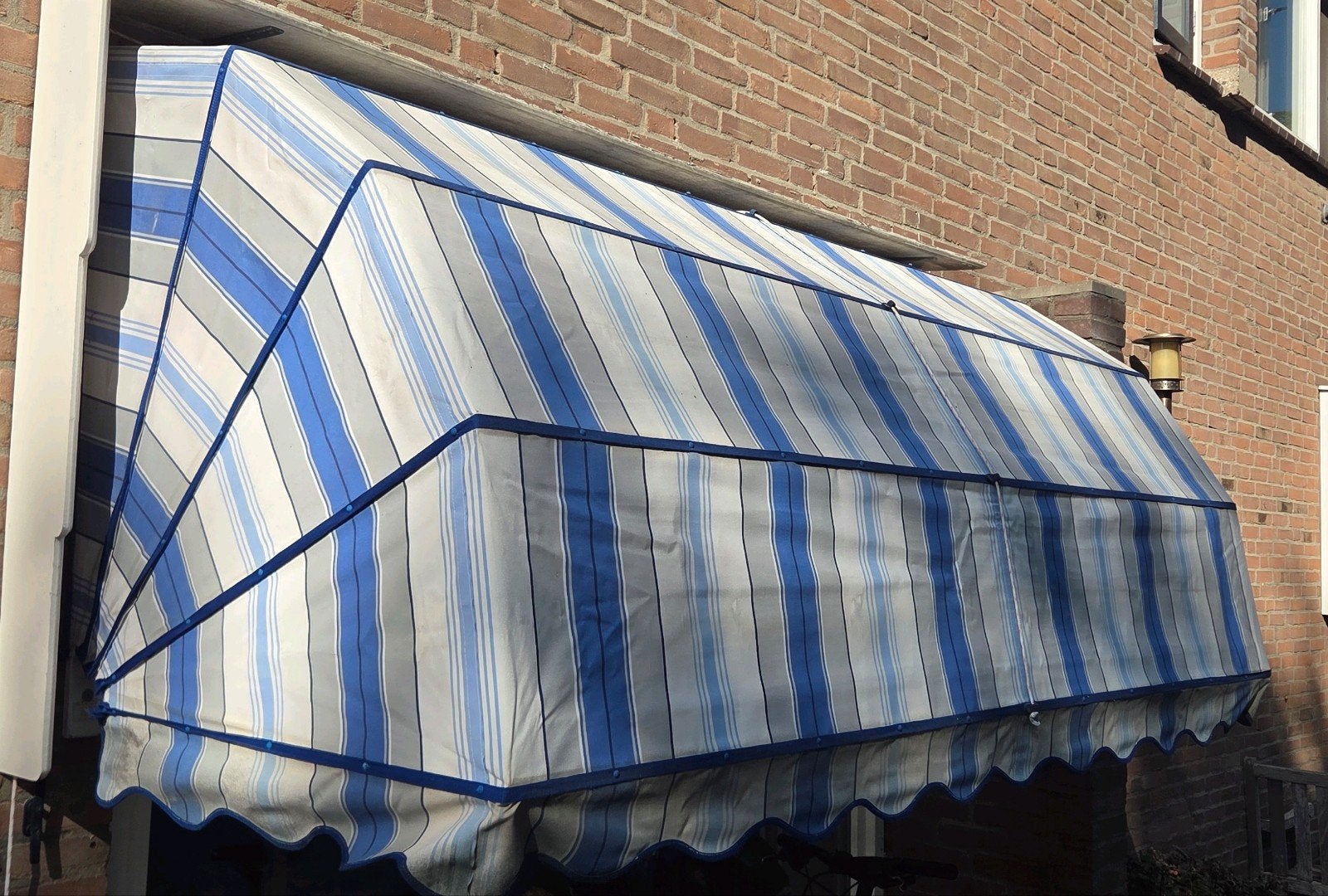 Markies zonnescherm, Minder dan 150 cm, Ophalen, Gebruikt, Markies