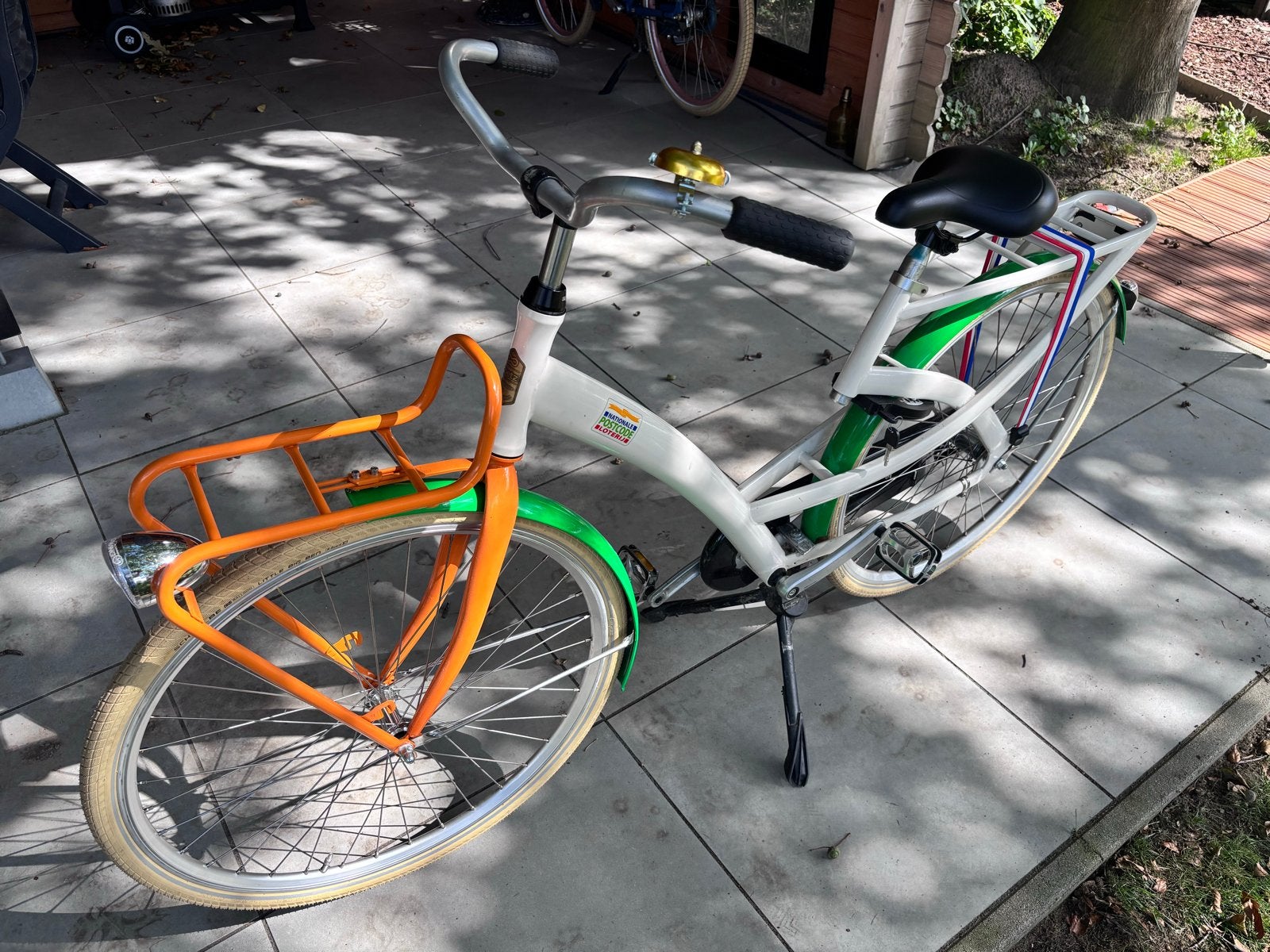 Roetz Transportfiets Nationale Postcode Loterij - zgan, Fietsen en Brommers, Fietsen | Dames | Damesfietsen, Ophalen, Zo goed als nieuw