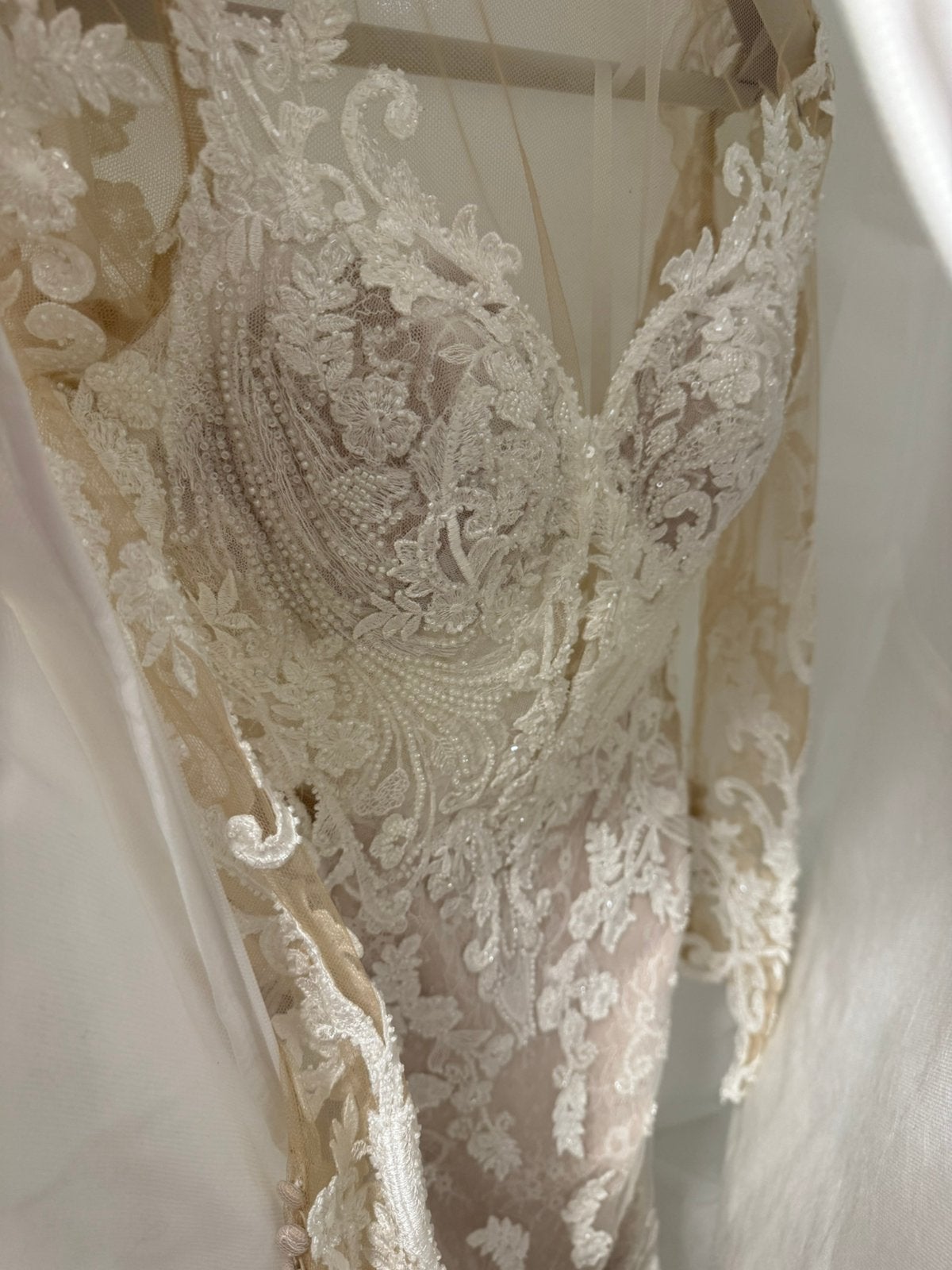 Elysee Atelier trouwjurk maat 34/36 incl sluier, Ophalen of Verzenden, Zo goed als nieuw, Wit, Trouwjurk