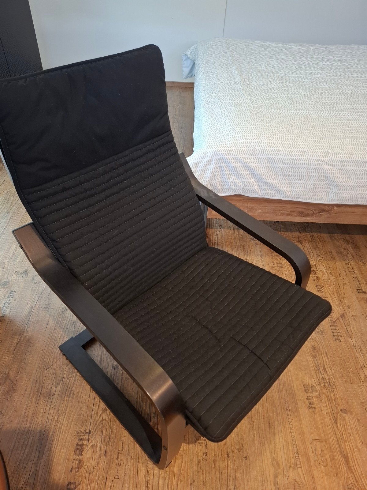 Ikea stoel zwart, Tuin en Terras, Ophalen, Gebruikt, Overige materialen