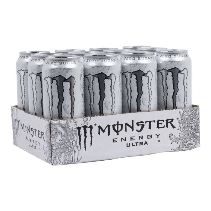 Monster energy ultra white 12x500ml, Verzenden
