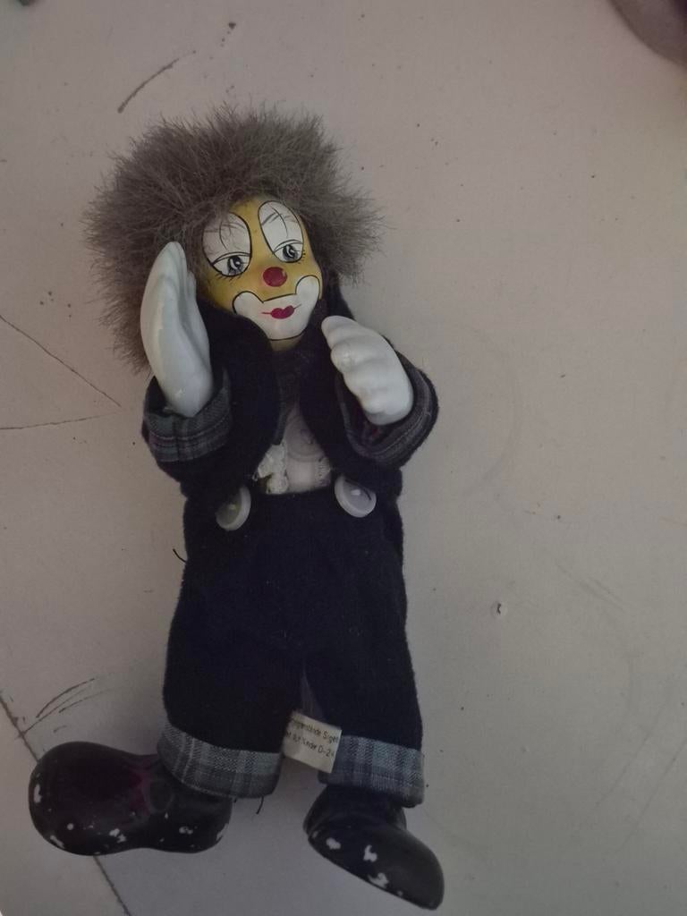 Clown pop met grijs haar, Ophalen of Verzenden, Jongen of Meisje