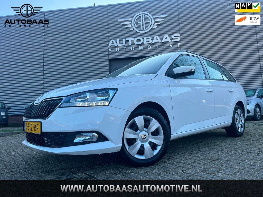 Skoda Fabia Combi 1.0 TSI Ambition AUTOMAAT+NL-AUTO+NAP+1EIG, Gebruikt, 95 pk, Wit, 1080 kg