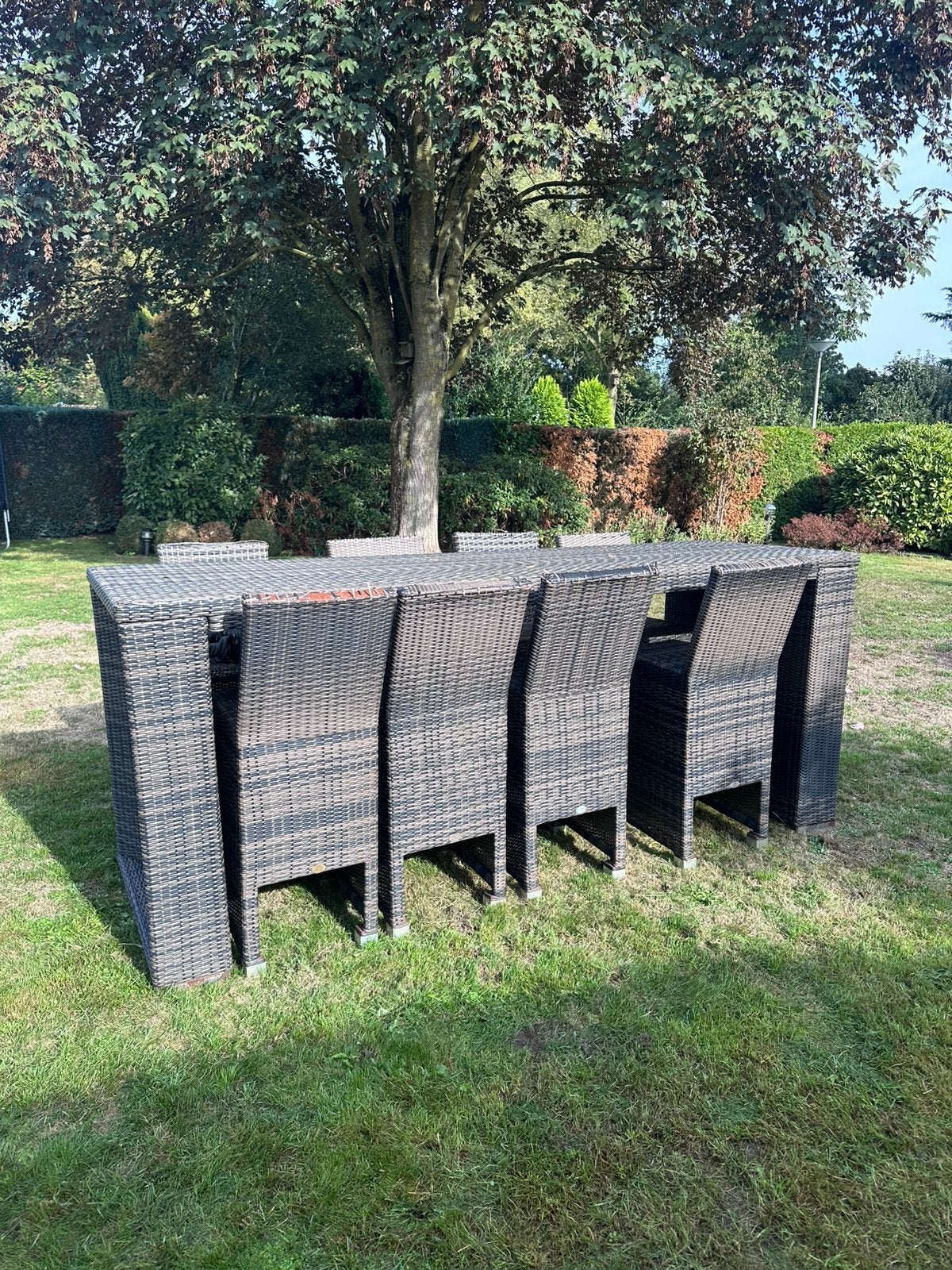 Tuinset - gratis ophalen!, Ophalen, Gebruikt, 8 zitplaatsen, Tuinset