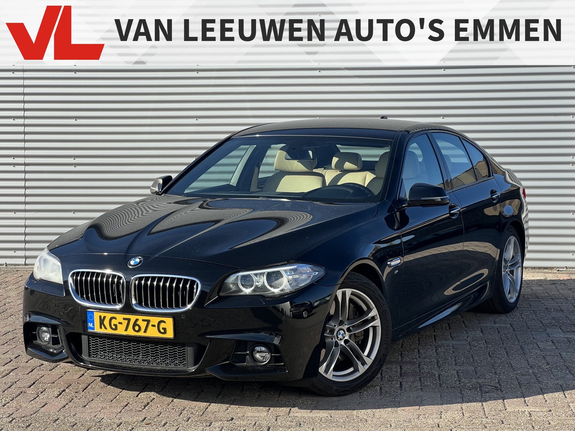 BMW 5 Serie 528i M Sport Edition | Nieuw Binnen! | Memory |, Auto's, Automaat, Gebruikt, 4 cilinders, Zwart