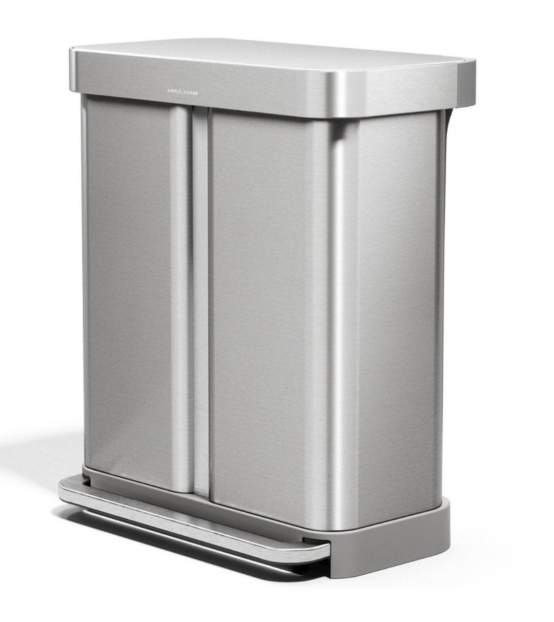 Simplehuman CW2116 Prullenbak - Nieuw in doos, Huis en Inrichting, 50 – 75, Met pedaal, Nieuw, 40 liter of meer