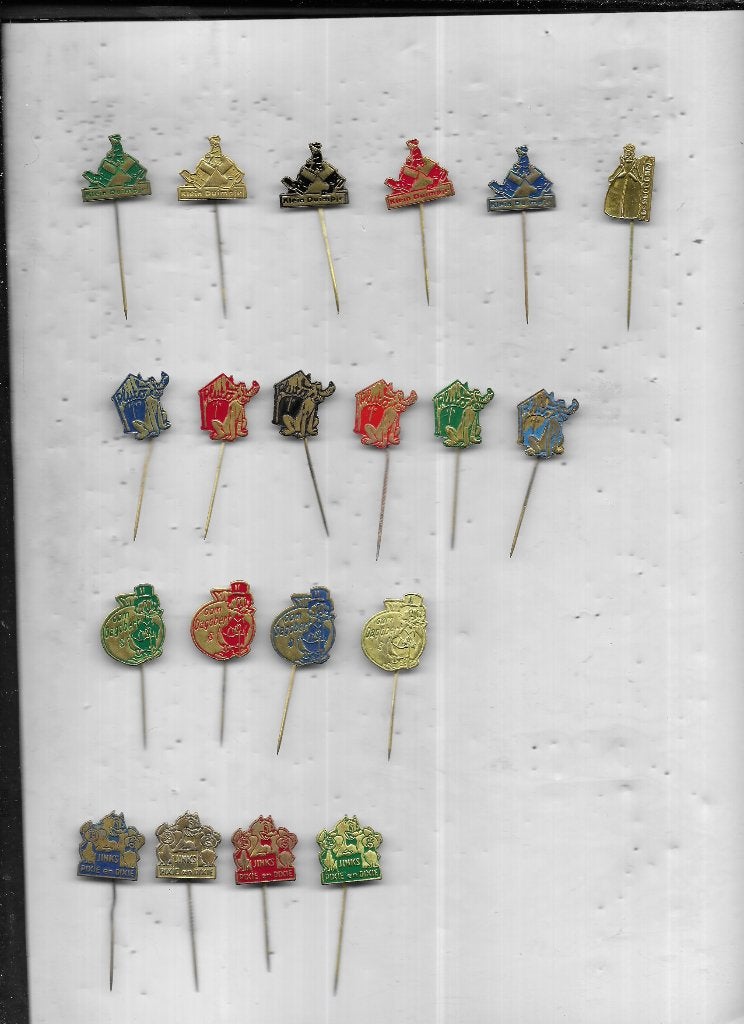 DIVERSE STRIP SPELDEN SPROOKJES OOK LOS TE KOOP, Ophalen of Verzenden, Gebruikt, Overige onderwerpen, Speldje of Pin
