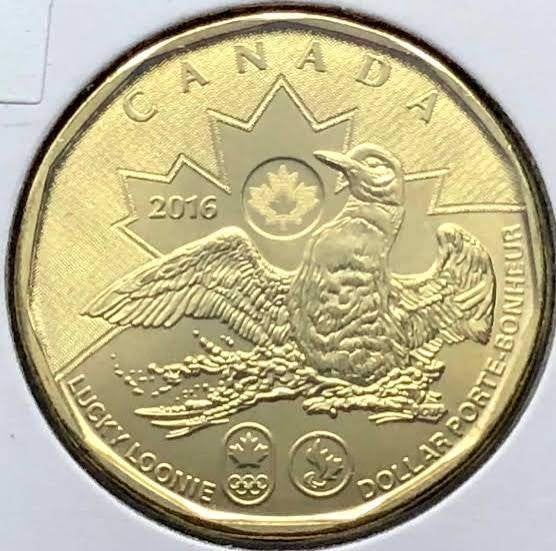 Canada - 1 Dollar 2016 - Olympic Lucky Loonie - Uncirculated, Verzenden, Noord-Amerika, Losse munt