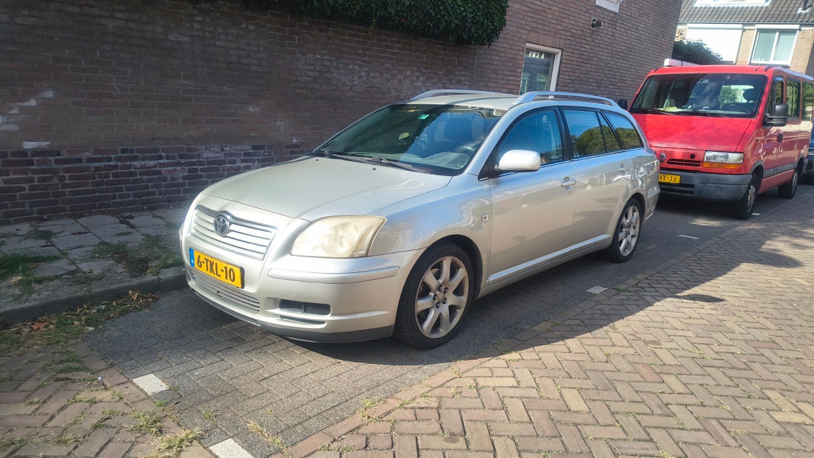 Toyota Avensis 2.0 16V Vvt-i WGN Linea SOL 2005 Grijs, Auto's, Voorwielaandrijving, Stof, Avensis, Zwart