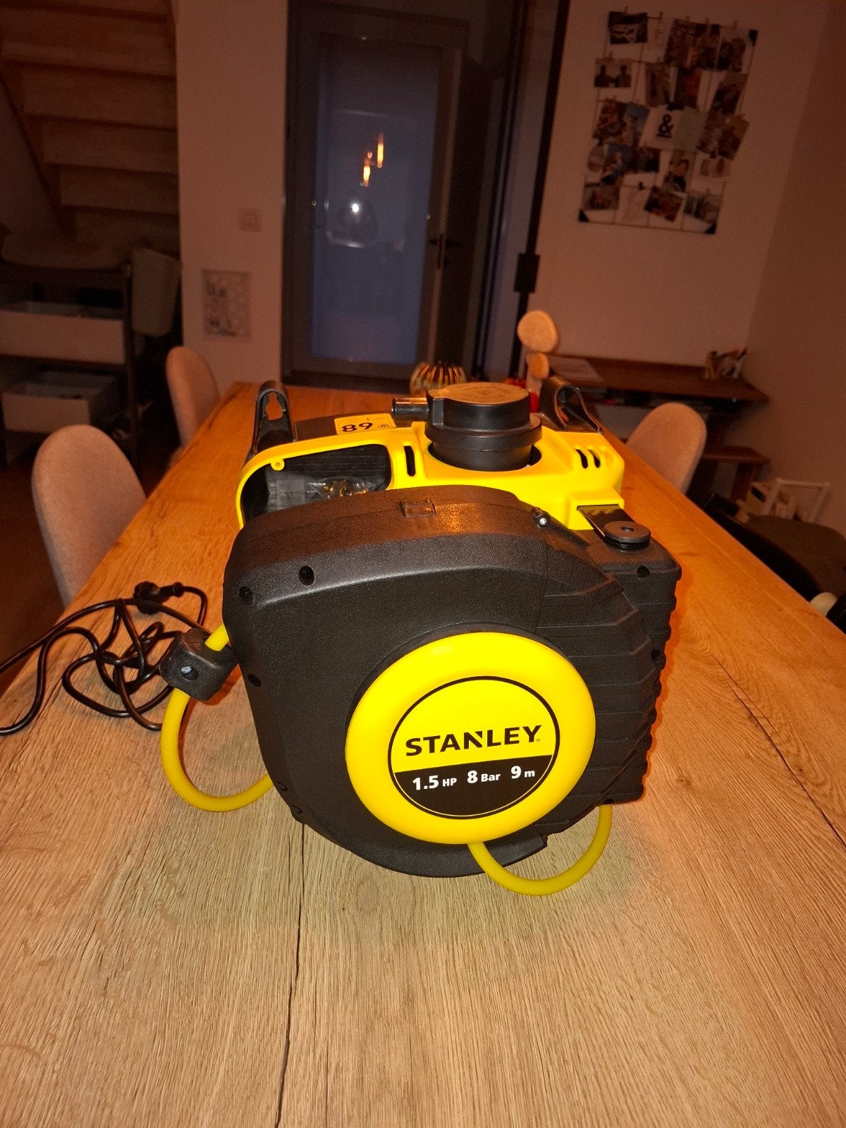 Stanley compacte olievrije luchtcompressor 8 bar, 6 tot 10 bar, Ophalen of Verzenden, Zo goed als nieuw, Minder dan 200 liter/min