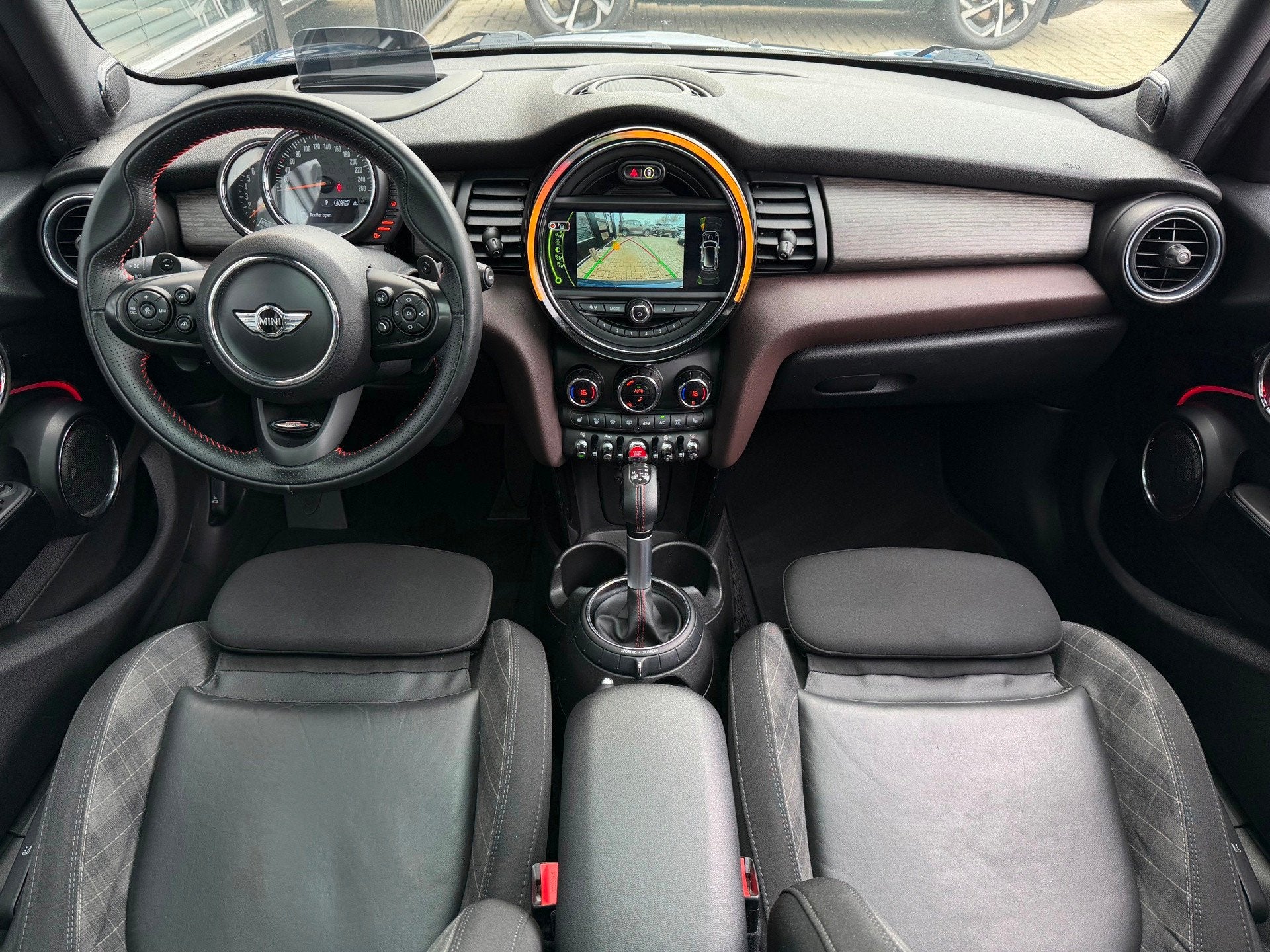 Mini Mini 2.0 Cooper S Chili Serious Business Aut ACC H/K Pa, Gebruikt, Zwart, Blauw, Leder en Stof