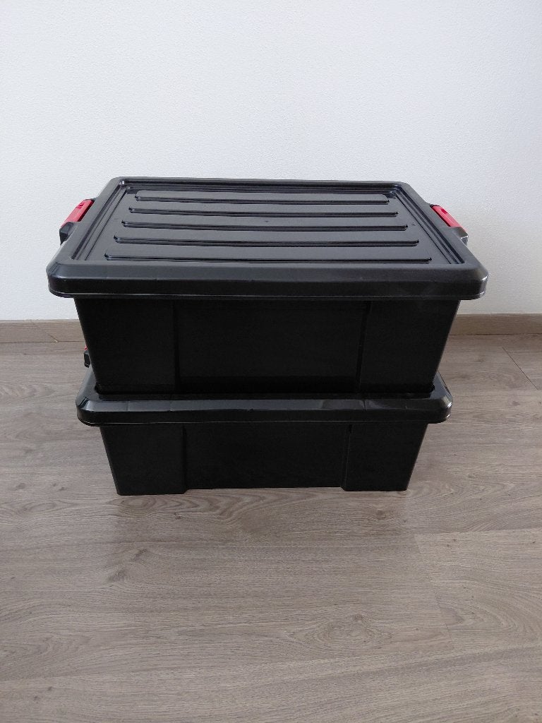 iris power box opberg krat 43 Liter 2x, Ophalen, Minder dan 40 cm, Krat, Minder dan 35 cm