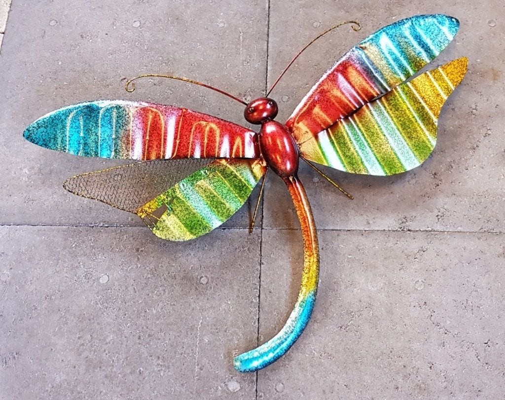 wanddecoratie / LIBELLE, Tuin en Terras, Tuinwanddecoratie, Huis en tuin decoratie Marie, Nieuw, Info@huisentuindecoratiemarie.nl