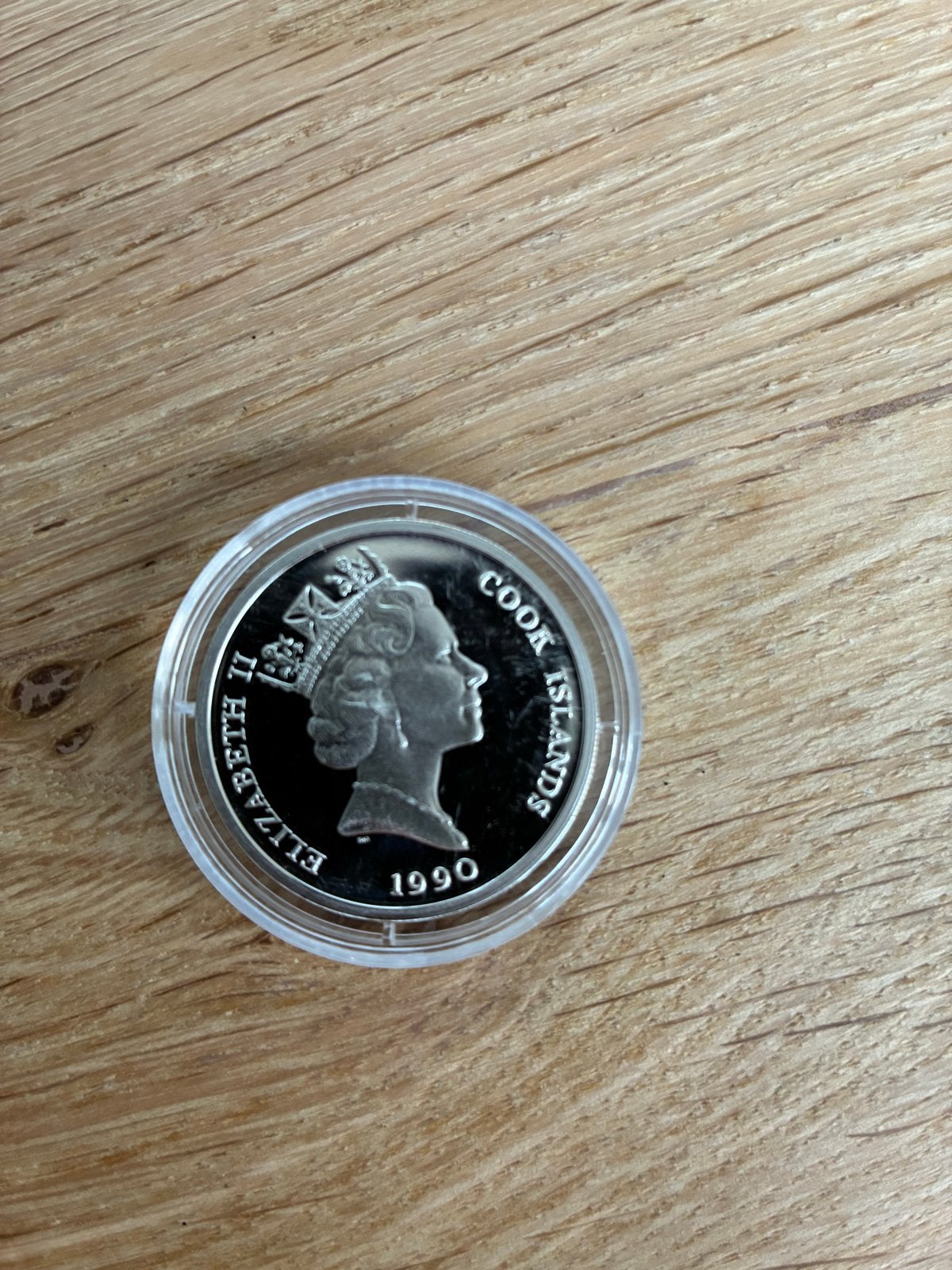 Cook Islands 10 Dollars 1990 – Tiger (zilver), Ophalen of Verzenden, Losse munt, Zilver