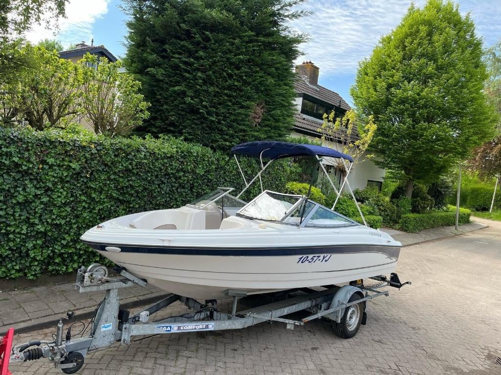 Four Winns 170LS '04 met Pega trailer, Watersport en Boten, Ophalen, Gebruikt, Binnenboordmotor, 120 tot 200 pk