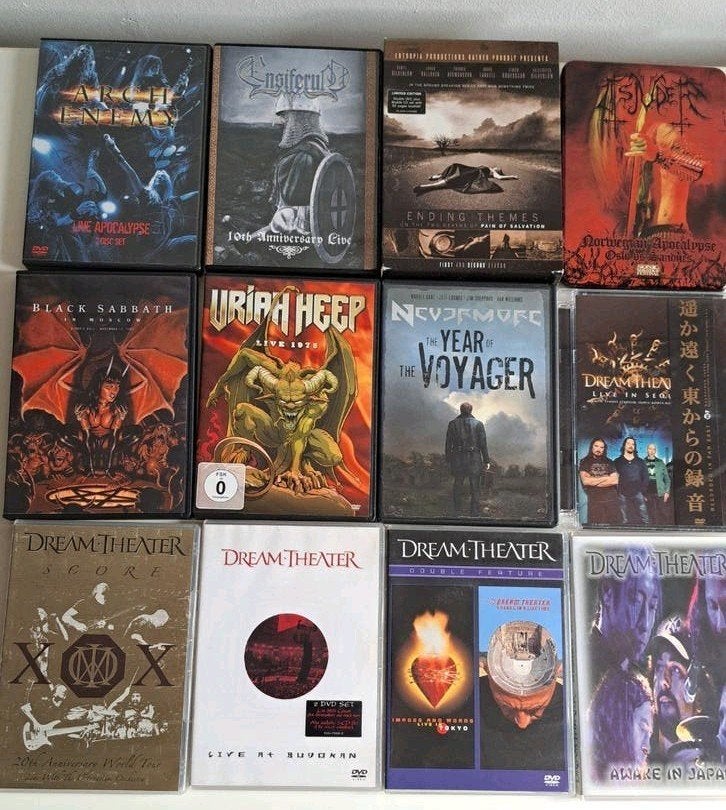 Metal & Rock DVD's: Arch Enemy, Dream Theater, Black Sabbath, Vanaf 16 jaar, Engels, Ophalen of Verzenden, Concert