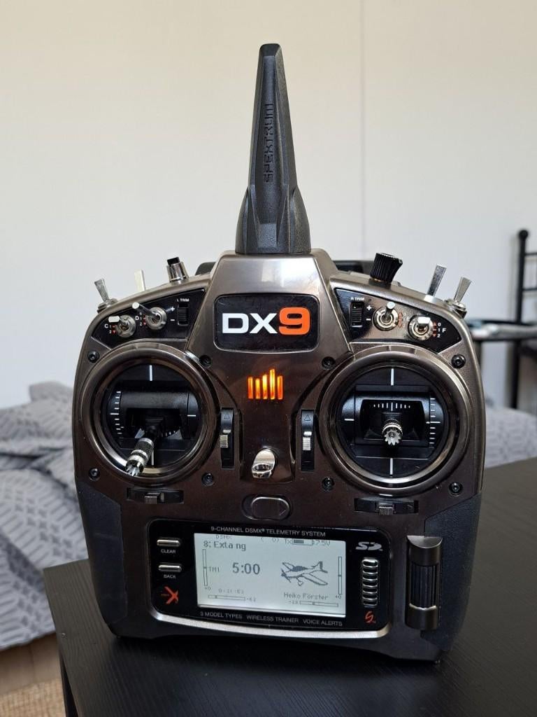 Spektrum DX9 Bijna Nieuw, Hobby en Vrije tijd, Modelbouw | Radiografisch | Vliegtuigen, Ophalen of Verzenden, Zo goed als nieuw