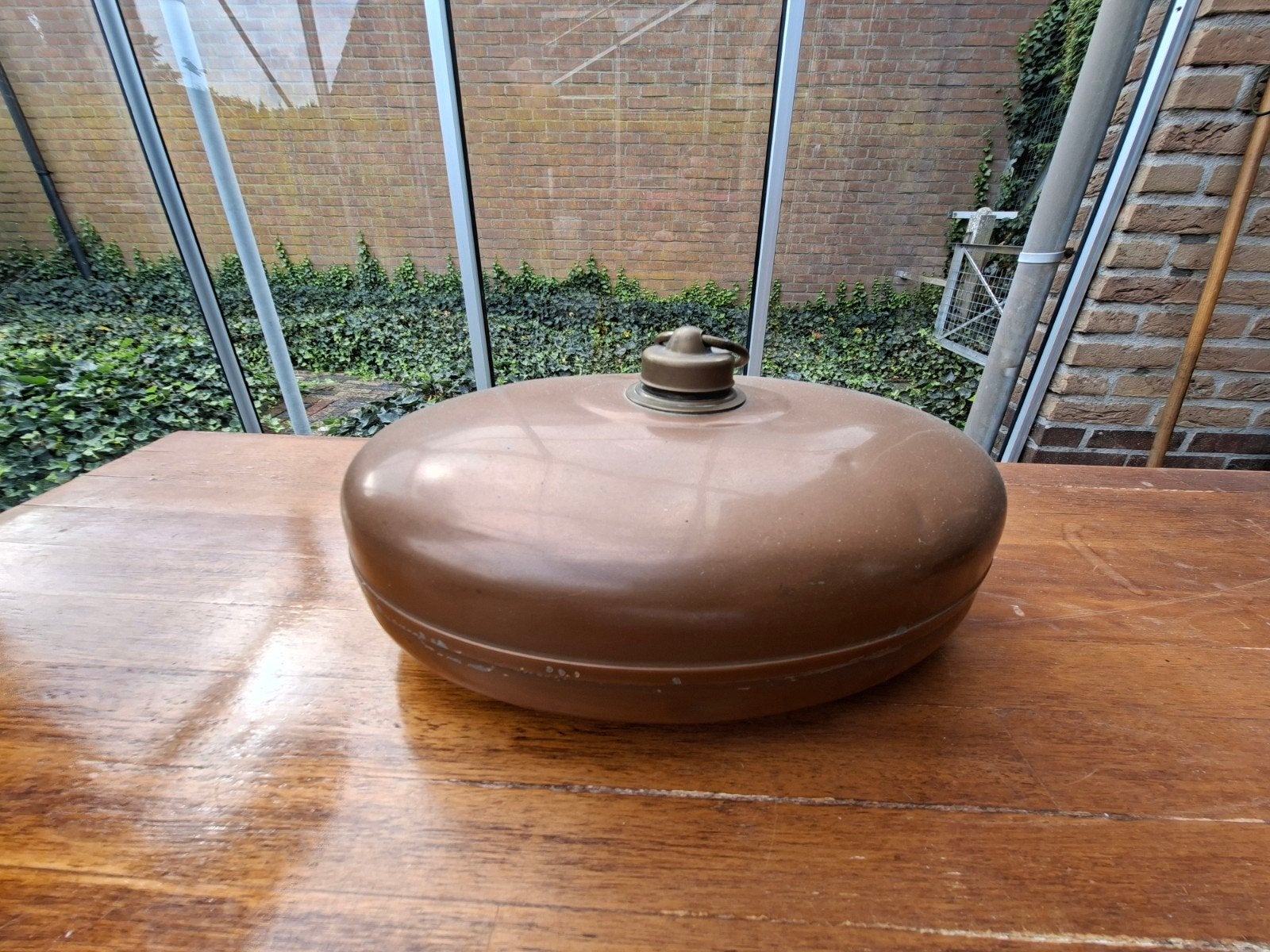 Antieke koperen bedkruik/voetenwarmer, Ophalen of Verzenden