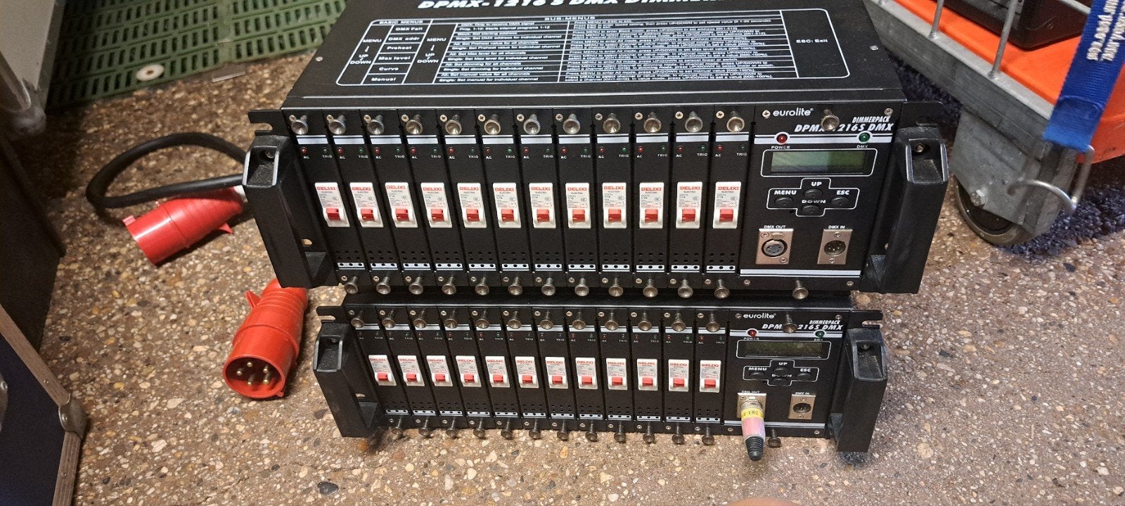 Eurolite DPMX-1216 S DMX Dimmerpack (2 stuks), Ophalen of Verzenden, Gebruikt