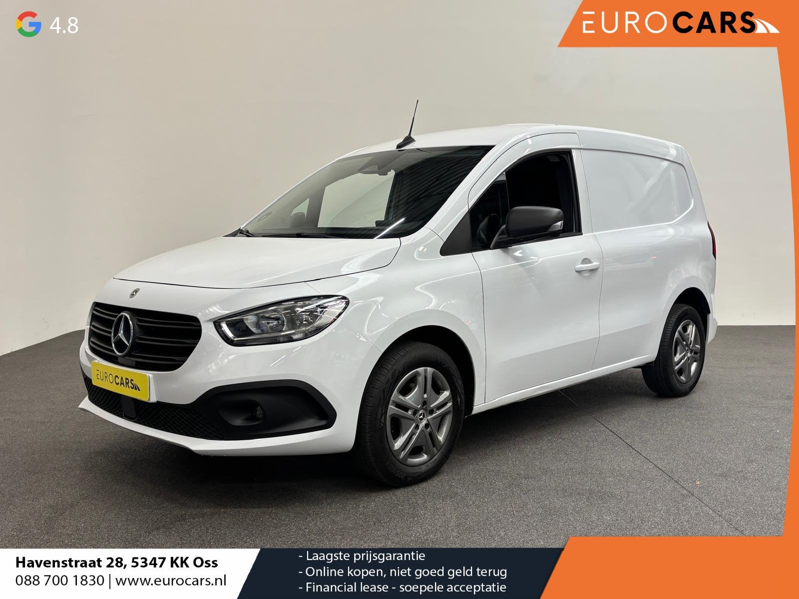 Mercedes-Benz Citan 110 CDI L2 Pro Airco Cruise control Acht, Auto's, Bestelauto's, Voorwielaandrijving, Stof, Gebruikt, Euro 6
