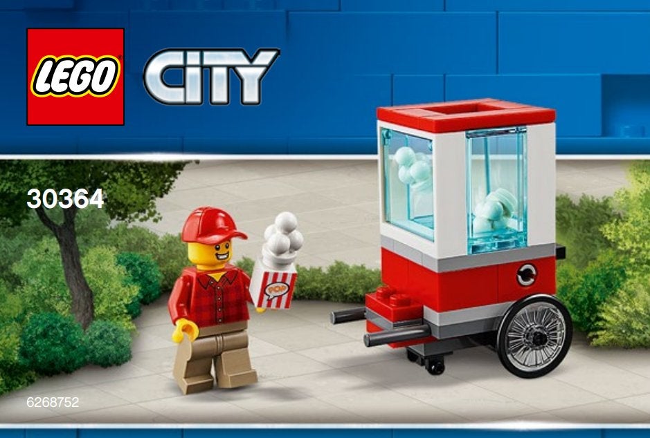 30364 - City: Popcorn Cart, Hello@support.lego.com, Lego, Nieuw, Ophalen of Verzenden