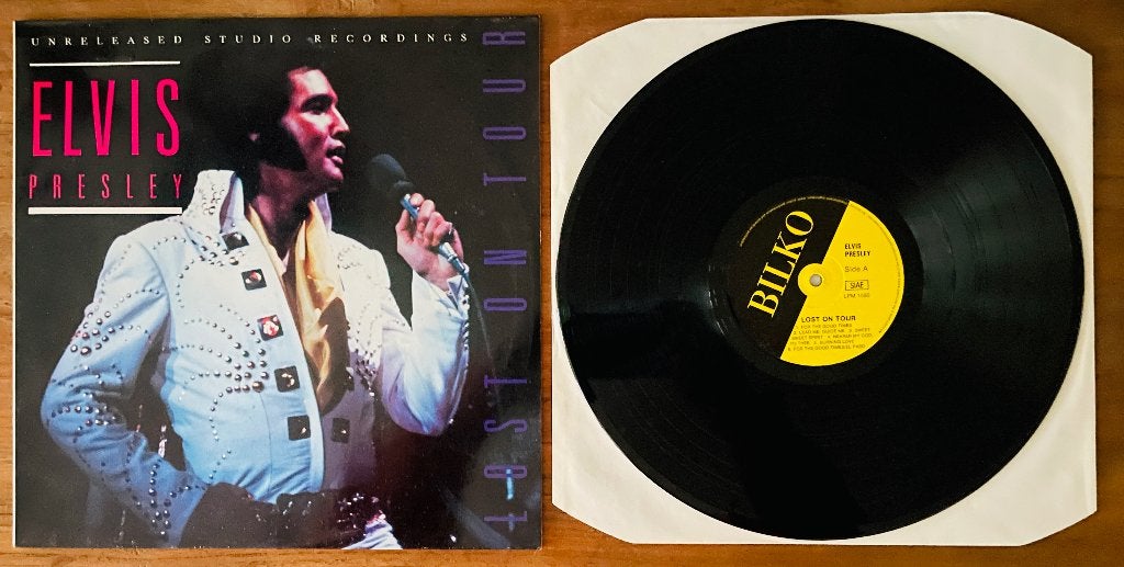 Elvis Presley - Lost On Tour - Import LP - 1989 (MINT), LP, Import, Zo goed als nieuw, 12 inch