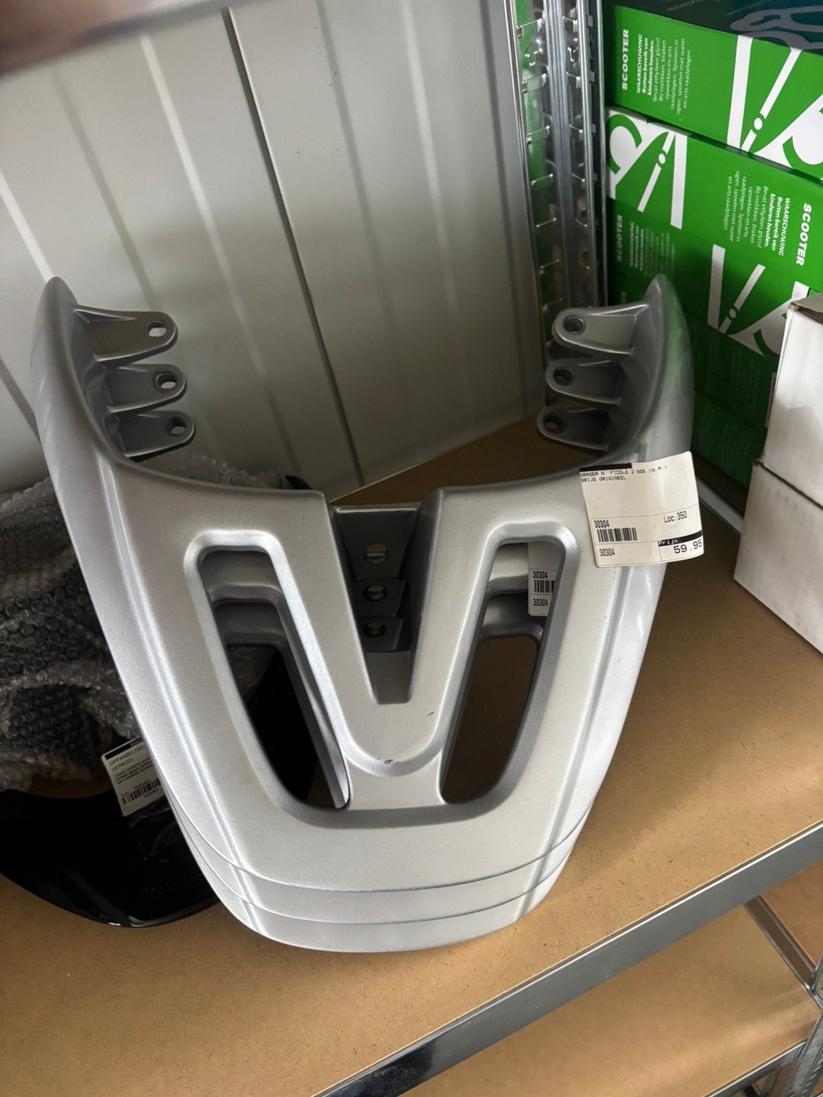 Originele SYM Fiddle 2 50S Achterdrager Grijs Nieuw, Verzenden, ., Nieuw, .