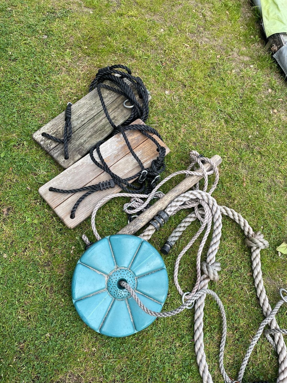 Schommel 2x, duikelstang en slingerzit, Ophalen, Zo goed als nieuw, Schommel