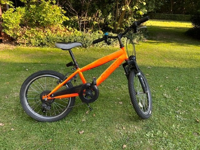 kinderfiets, Fietsen en Brommers, Gebruikt, Velgrem, Ophalen of Verzenden, Handrem