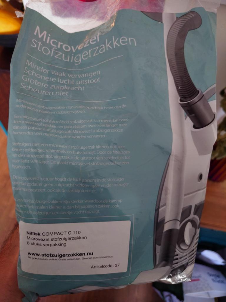 Stofzuigerzakken nilfisk compact c 110, Witgoed en Apparatuur, Onderdelen en Toebehoren, Ophalen