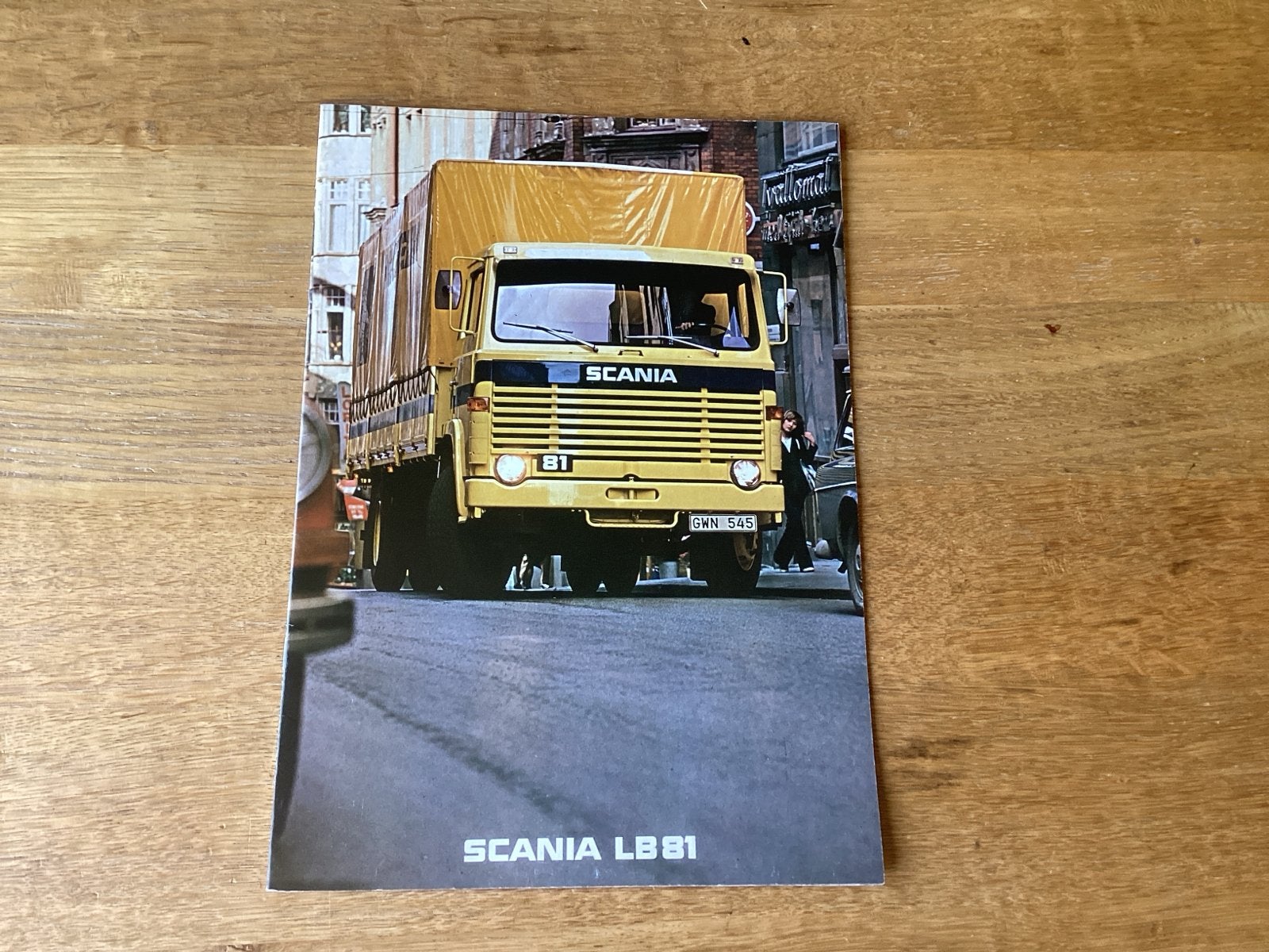 Scania LB81 Brochure 1975 type Henk Wijngaard, Ophalen of Verzenden, Gelezen, Overige merken