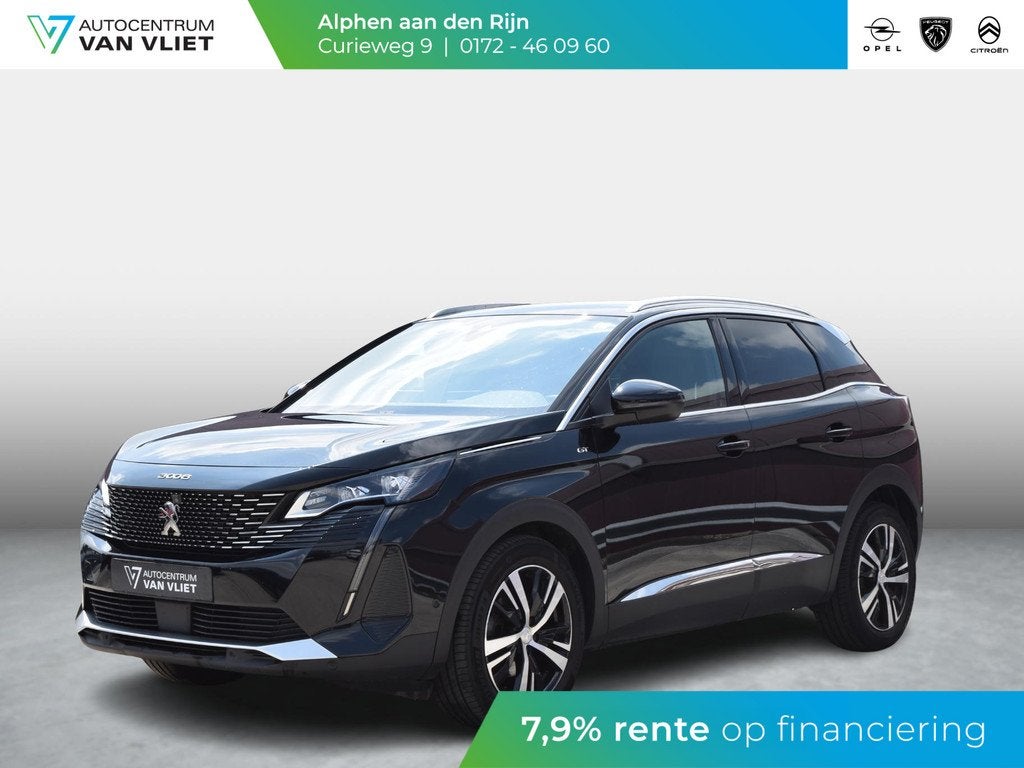 Peugeot 3008 1.2 PureTech GT | 130 PK | CLIMATE CONTROL | PA, Auto's, Peugeot, 12 maanden, Gebruikt, Zwart, Origineel Nederlands