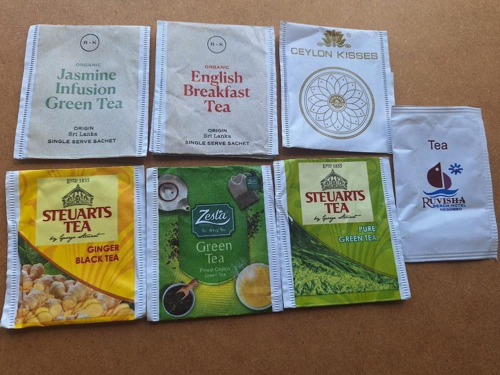 Theezakjes uit Sri Lanka, Ophalen of Verzenden, Theezakje(s)