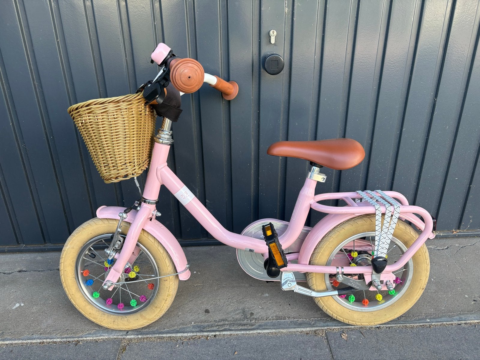 Roze Puky Youke Classic 12 inch kinderfiets, Ophalen, Terugtraprem, Zijwieltjes, Minder dan 16 inch