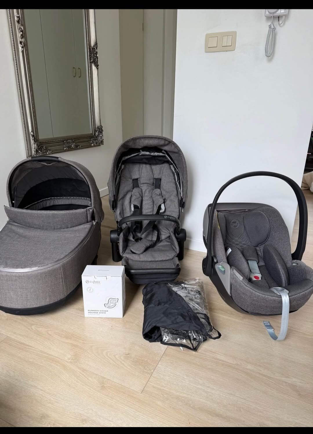 cybex platinum priam kinderwagen, Met autostoeltje, Zo goed als nieuw, Combiwagen, Ophalen