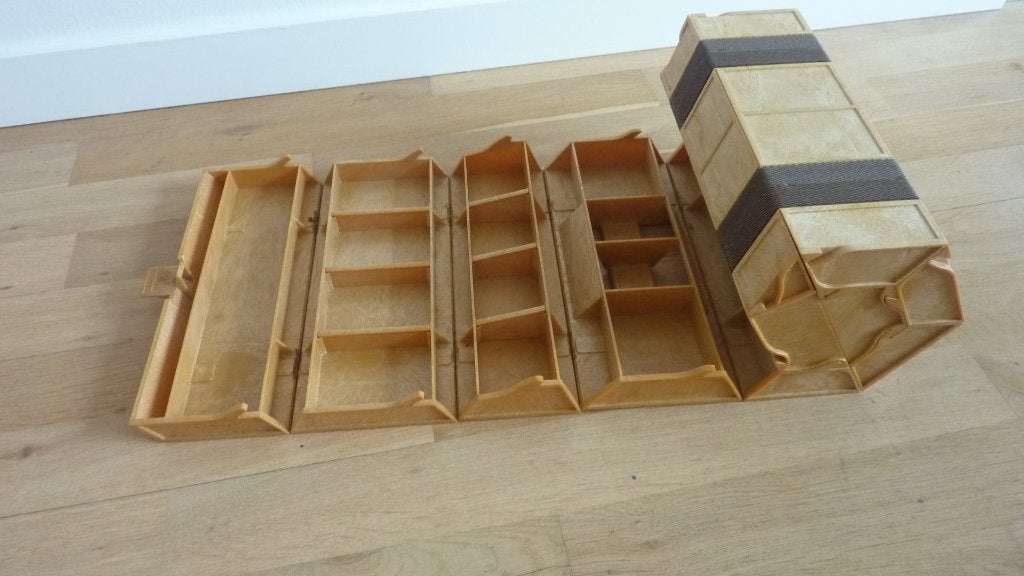 Rolykit, vintage, kist, opbergkist, opbergbox, Ophalen of Verzenden